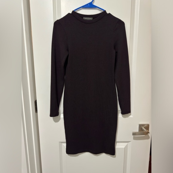 French Connection Classic Black Long Sleeve Dress - Picture 1 of 4